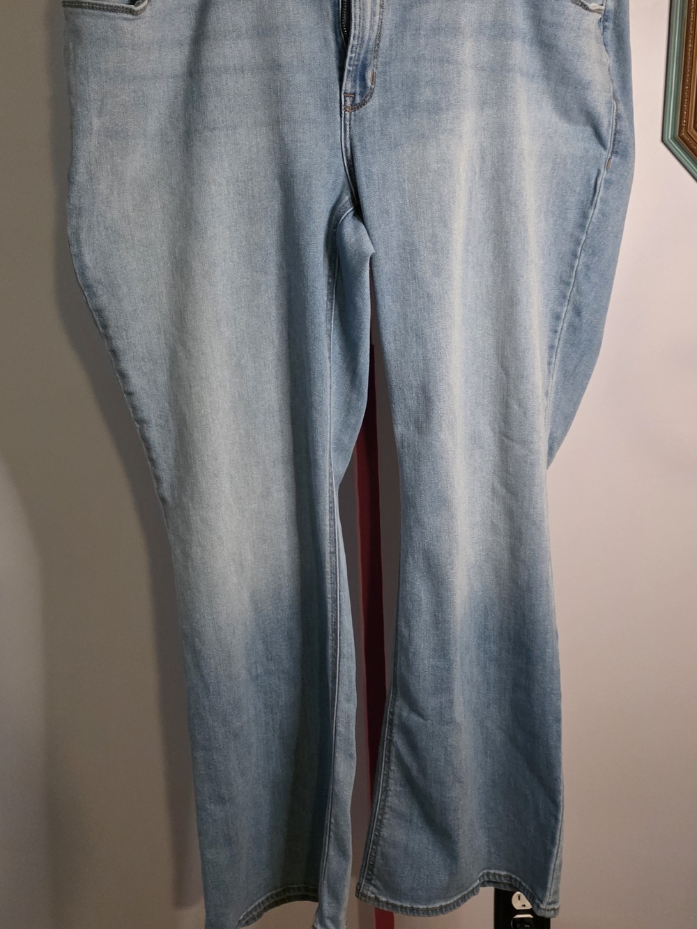 Old Navy Light Blue High Rise Flare Jeans Sz 22
